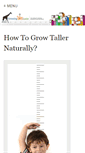 Mobile Screenshot of growingtallerguide.com